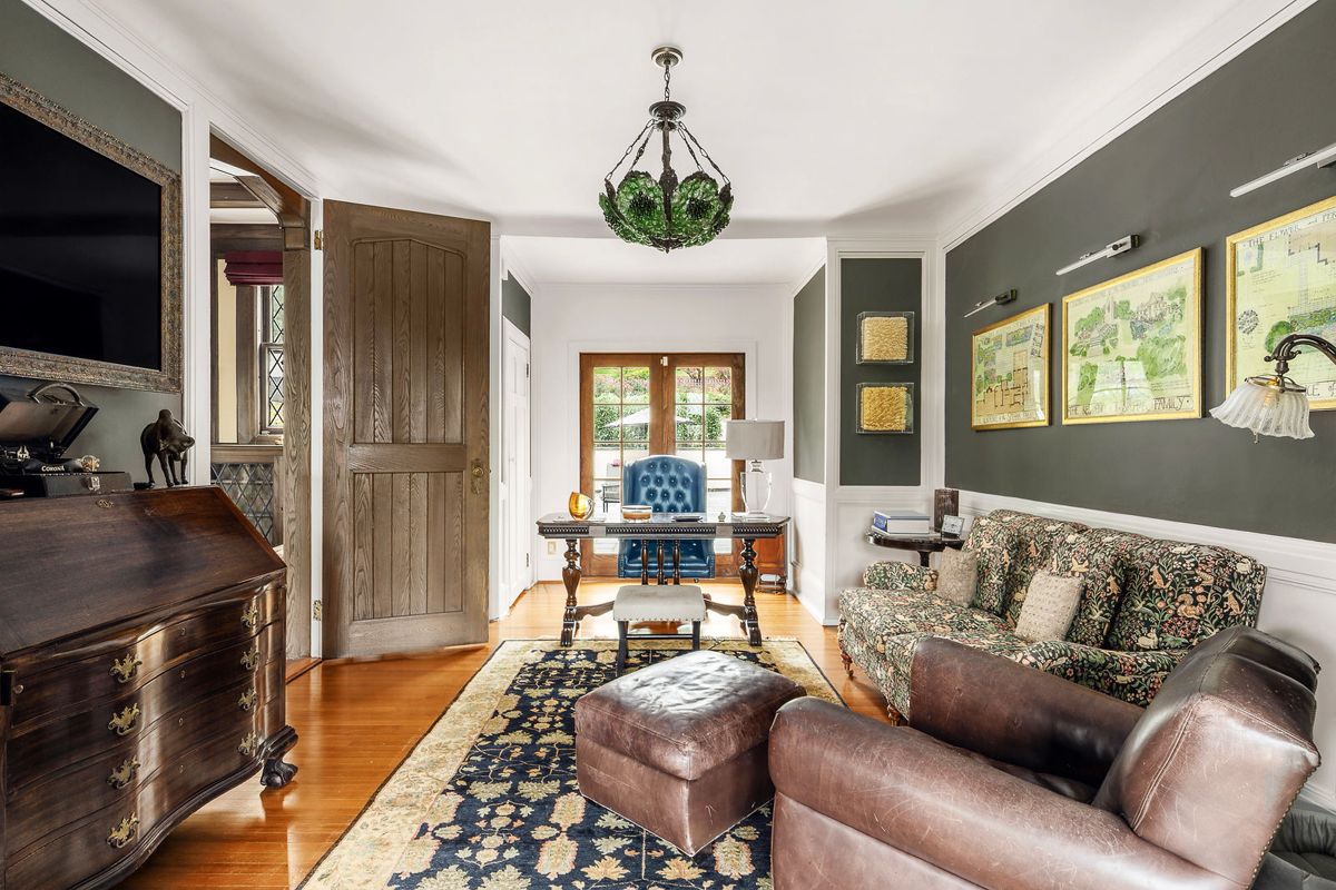 First floor office with built ins at 184 Upper Mountain Avenue
